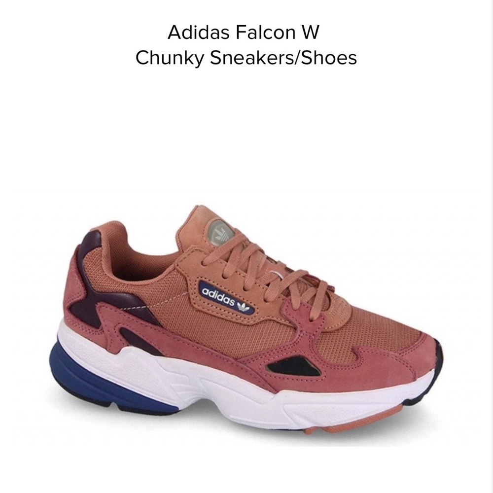 Adidas women’s falcon w size 7 Rawpin pink